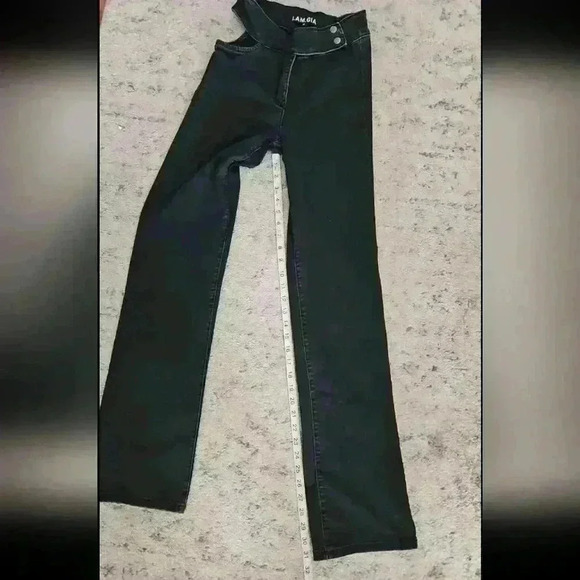 I.AM.GIA Womens Black Kayla Cut Out Jeans S - Picture 13 of 13